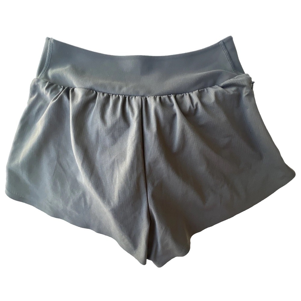 UNIQLO Shorts Ultra Stretch Running Womens S Gray Lined Zip Pocket Active Wear - Picture 7 of 10